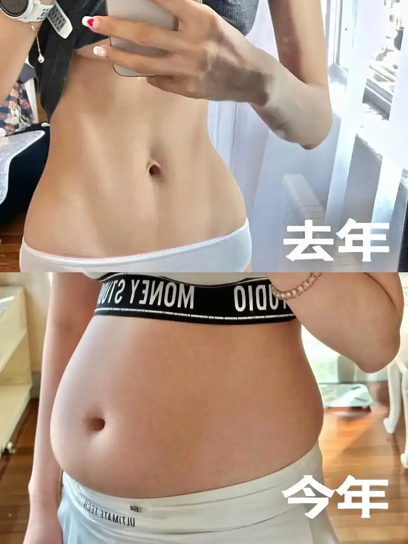 我是如何在3个月内暴胖40斤的.别人晒减肥逆袭对比图 我反向 - 抖音