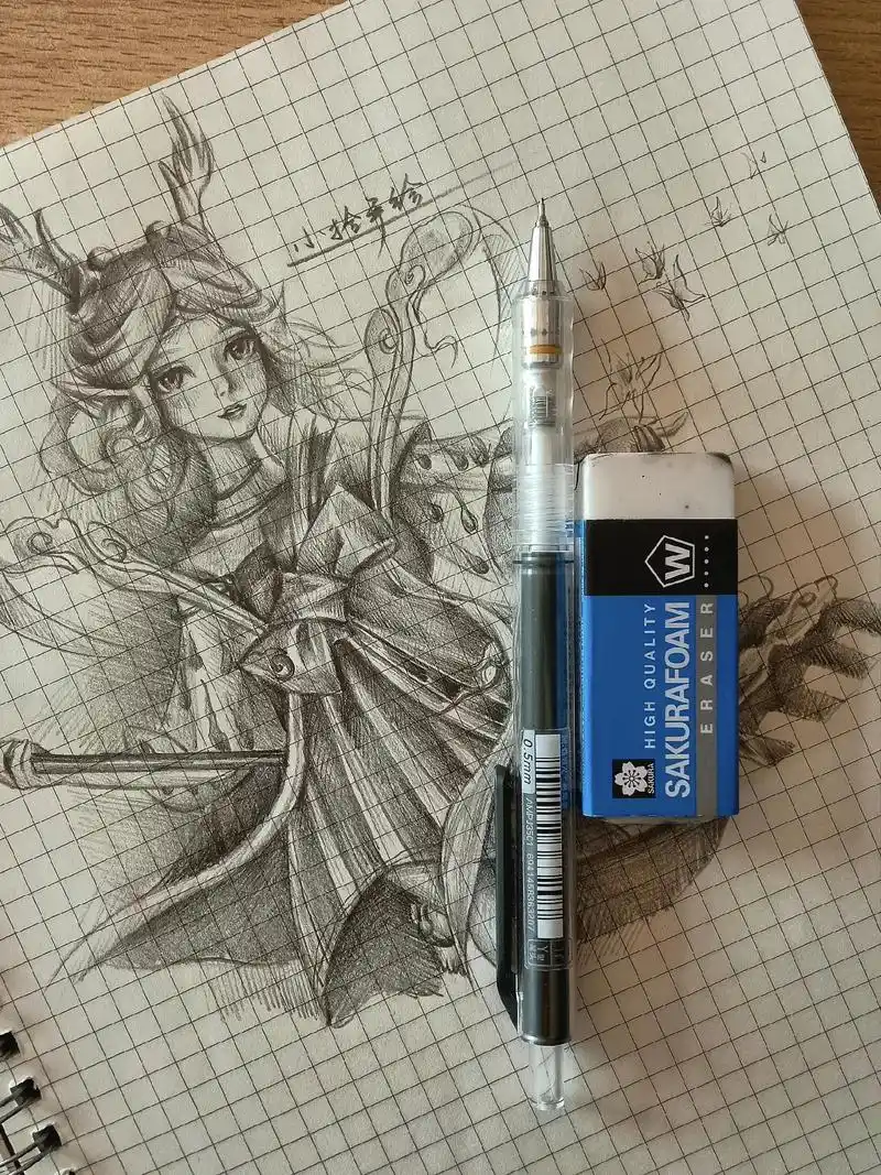 遇见神鹿#素描 - 抖音