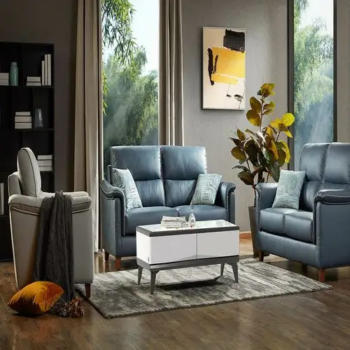 顾家家居kuka超纤布大小户型布艺沙发by.631 雾都恋曲 2双