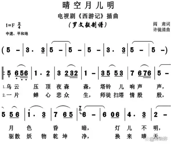 西游记中扫塔时的歌曲叫什么