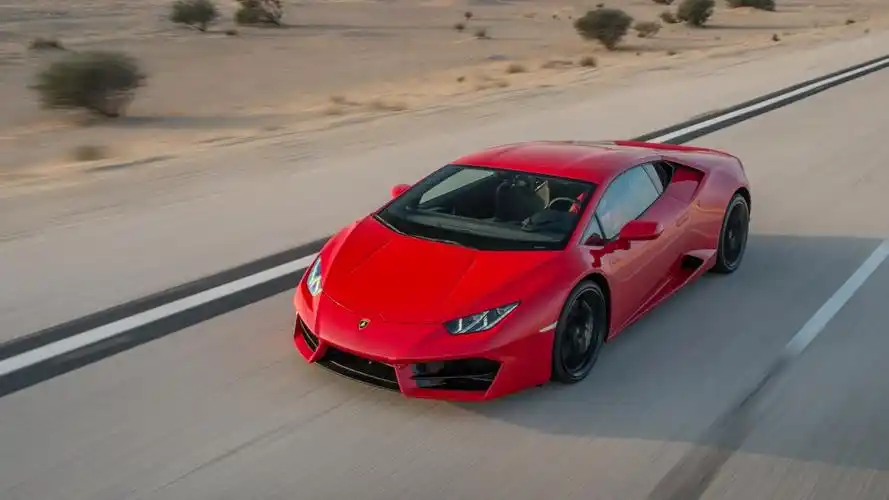 红色兰博基尼跑车3840x2160壁纸