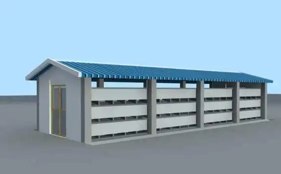 规模化獭兔养殖场设计方案 - 兔子养殖 - 黔农网