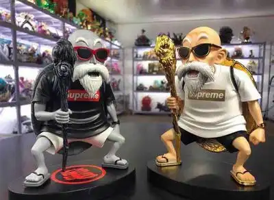 七龙珠潮牌龟仙人武道具gk手办公仔富贵玩偶手办