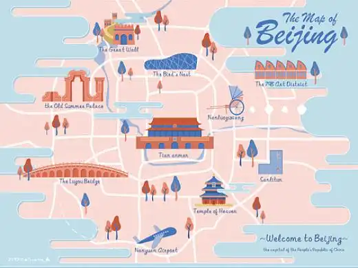 手绘地图3年前judithorr8317130平面-信息图表北京戏曲地图风格化设计