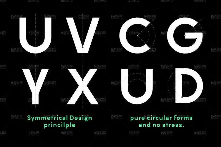 几何美学英文无衬线字体下载 liber text插图(8)