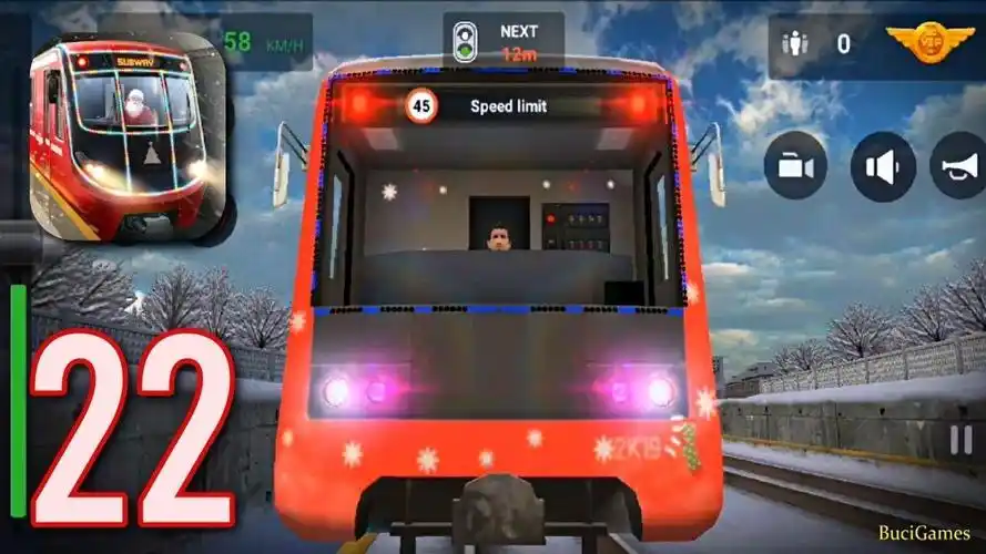 地铁模拟器3d更新新圣诞老人列车-游戏视频-搜狐视频