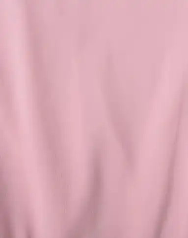 女款灰粉色束腰荷叶短袖连衣裙