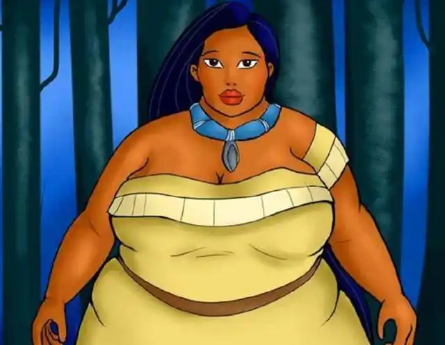 迪士尼公主变胖100斤后,艾莎成土肥圆,花木兰无人敢娶