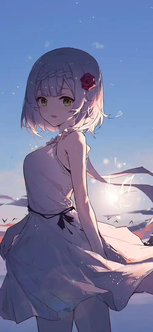 原神诺艾尔手绘风手机壁纸