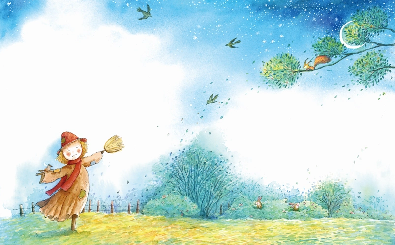 稻草人内页插图