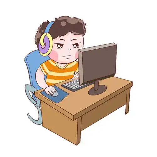 男孩打游戏听歌打游戏玩电脑动图gif