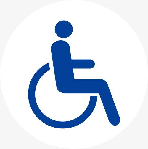 无障碍通道标识矢量素材