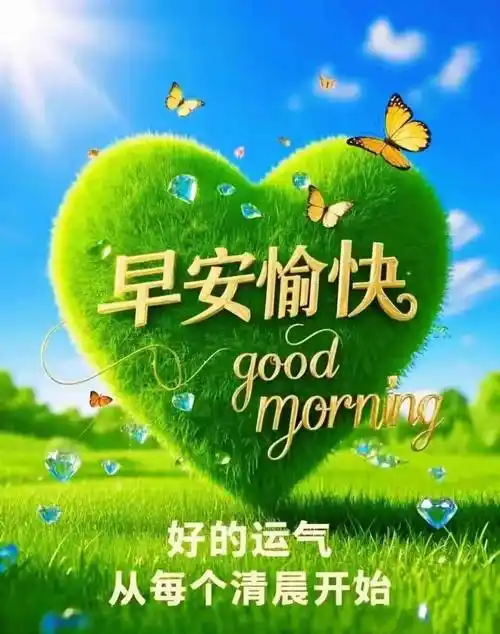 10月8日最漂亮早上好动态表情图片大全,早晨好动图美图大全
