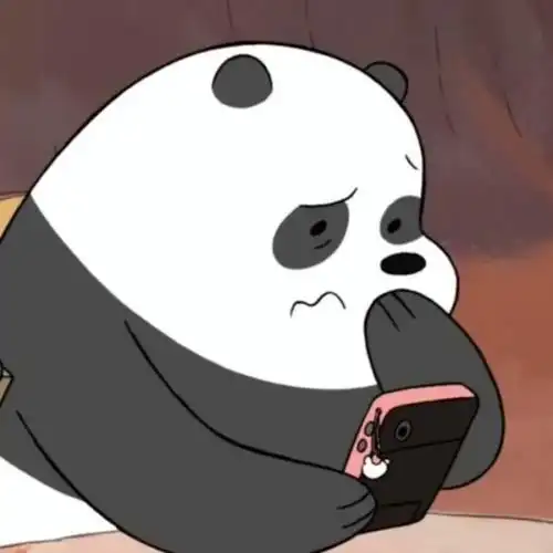 呆萌熊猫图片头像但是我有张梅和小梅的合影送