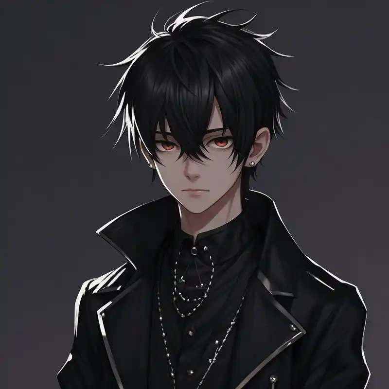 94黑暗系动漫男生头像92