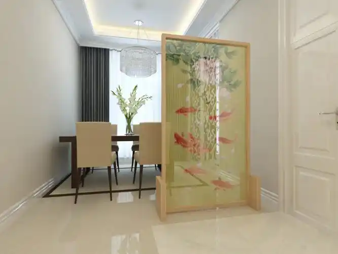 云母屏风烛影深,长河渐落晓星沉 中式居室空间屏风曲妙之意