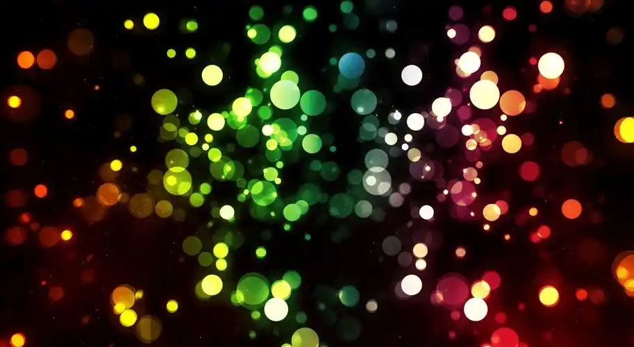 七彩光芒-炫光壁纸