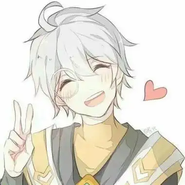 王者荣耀可爱萌萌哒光良剪刀手势爱心帅气男头像二次元动漫