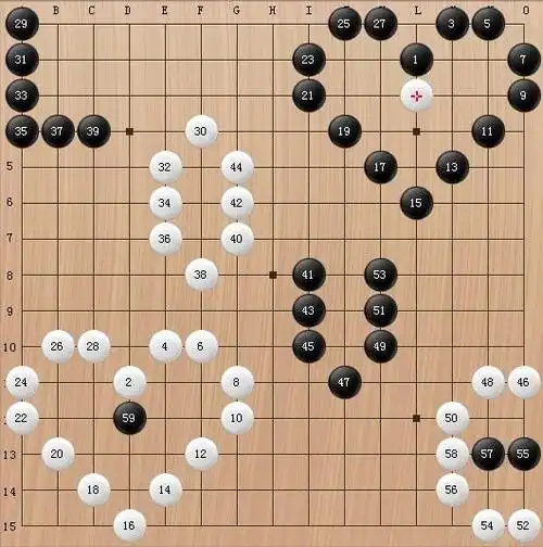 五子棋怎样摆成 心形