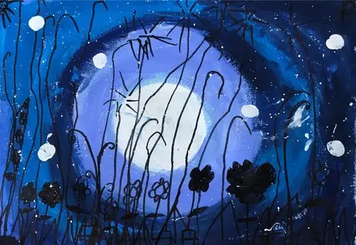 索宁艺术创意班第三课:色彩装饰画