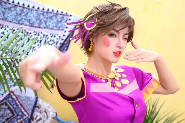 cosplay正片jojo的奇妙冒险战斗潮流龙舌兰姑娘
