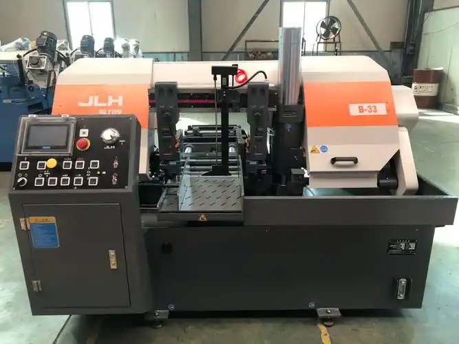 锯力煌b33数控全自动带锯床高速智能带锯床液压带锯床双柱带锯床