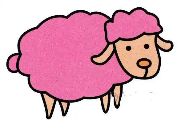 绵羊简笔画图片 画小绵羊简笔画图片