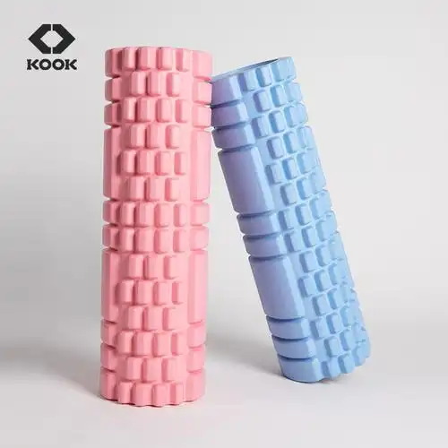 kook泡沫轴肌肉放松器瘦腿滚筒按摩滚轴健身狼牙棒泡沫瑜伽柱琅琊滚轮
