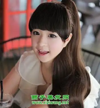 平刘海适合什么脸型 平刘海发型与脸型搭配效果图