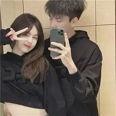 甜蜜热辣不撞款的情头 真人超级温柔的情侣头像