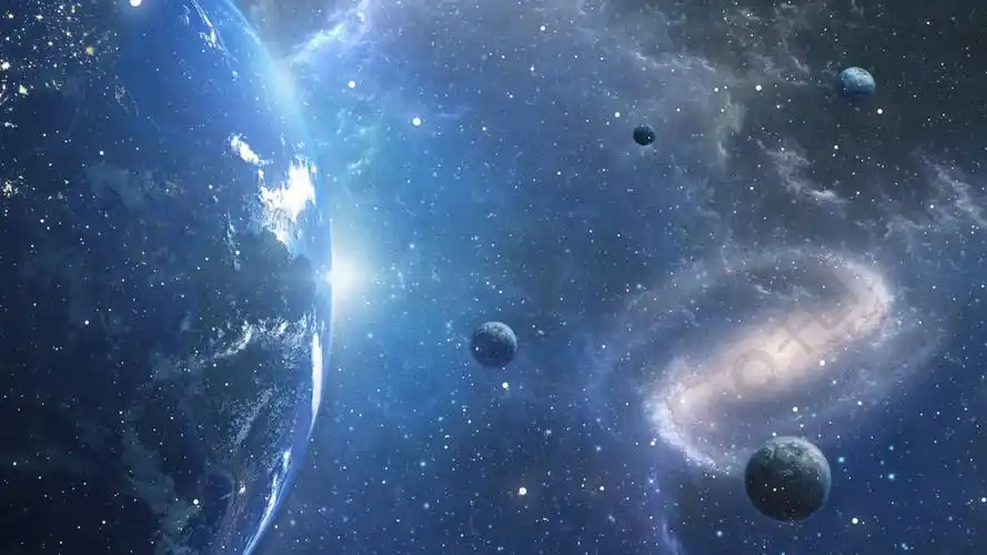 星空银河系星座大气梦幻背景视频2