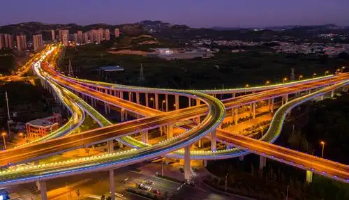 济南十大立交桥夜景集锦