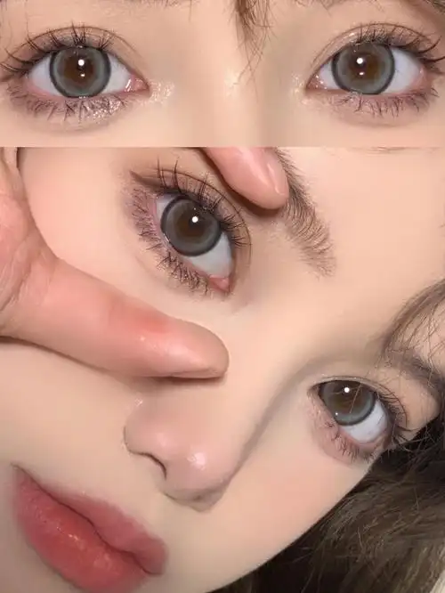 黑粗边狗狗眼美瞳太显眼大了60又奶又甜