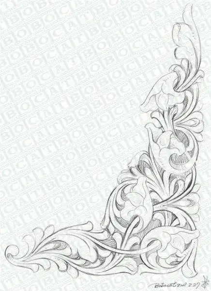 维多利亚风味的唐草