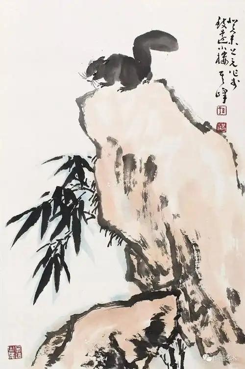 【国画】孙其峰画松鼠,灵动可爱!