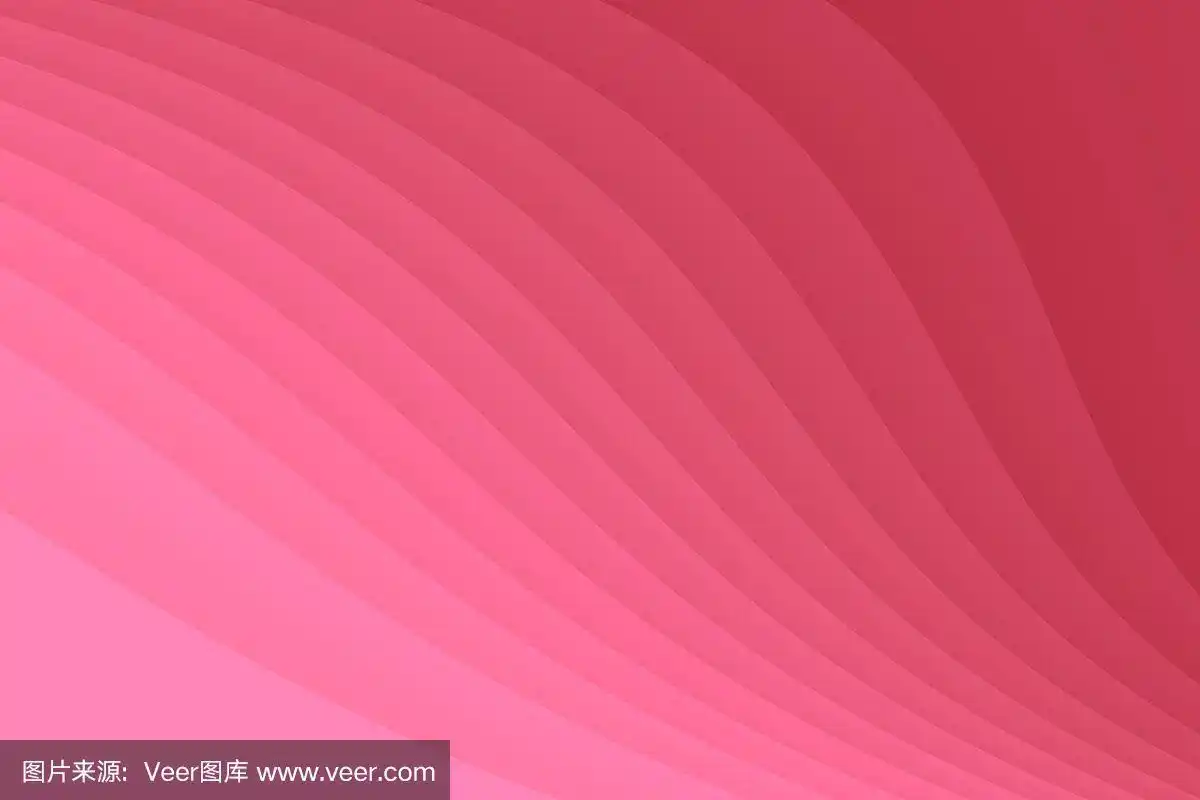 粉色渐变波