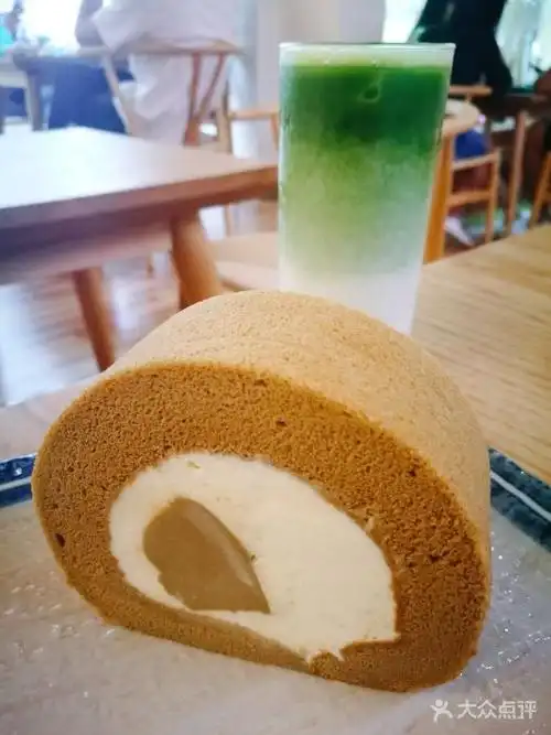 敬茶屋 kei chaya · 新派抹茶焙茶奶冻卷图片 - 第1172张