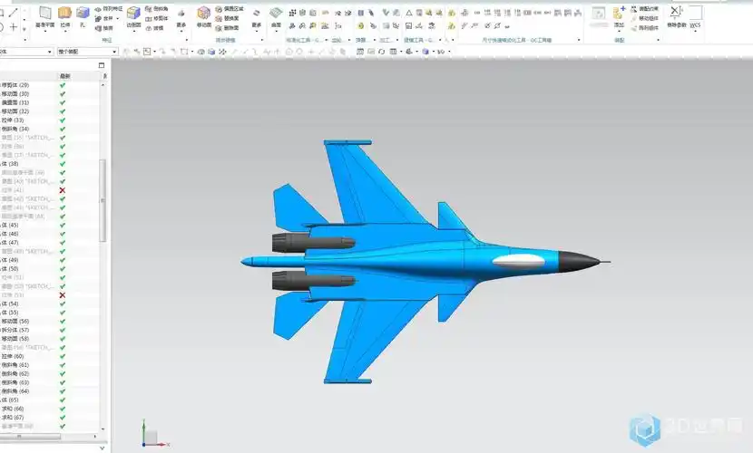 歼15舰载机模型分享
