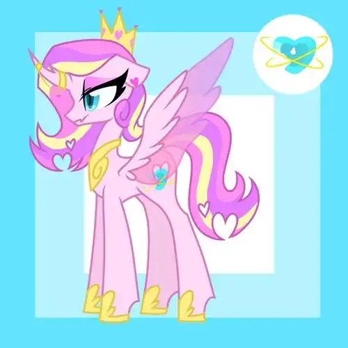 音韵公主 被小马们认为是爱的代.