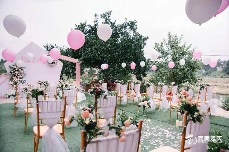 【完美婚庆】小清新户外 轻奢简约韩式婚礼