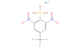 6-dinitro-4-trifluoromethylbenzenesulfonicacidsodiumsalt 化学式
