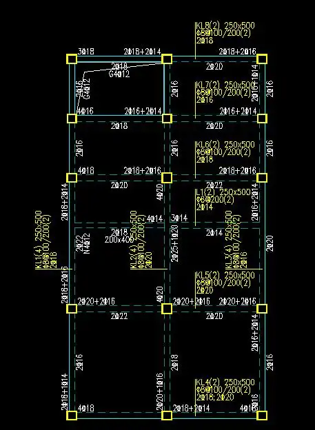 请问怎样给这房子的大梁配钢筋?