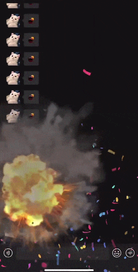 特殊表情的全屏动画微信表情动起来微信表情动起来01也变成了五张图