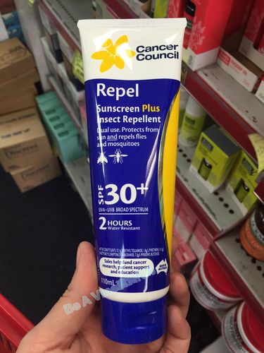 澳洲茜茜尔 cancer council 驱蚊防晒乳spf30  110ml