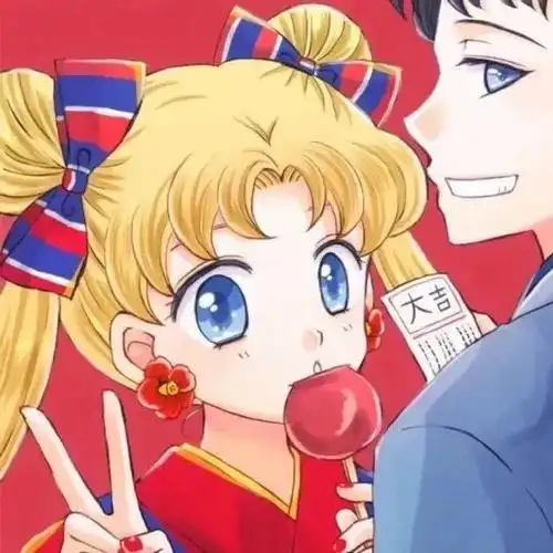 适合新年情侣头像,牛气冲天,迎好运