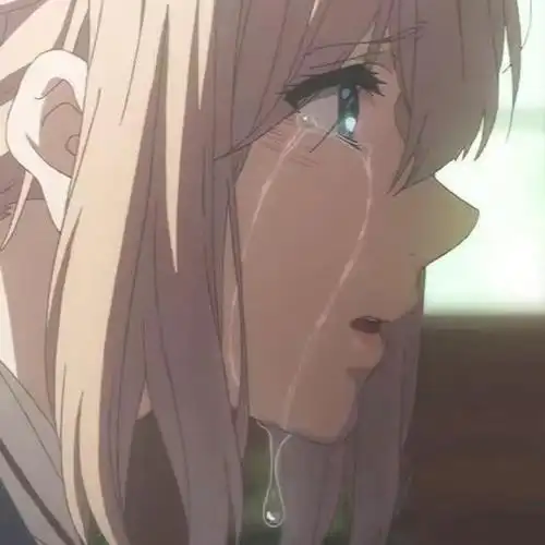 泪流满面漫画女生头像图片