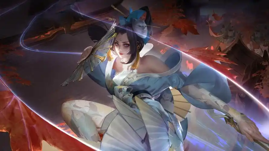 玩不知火舞最大化伤害连招,尽量先手二技能,减少敌方法术防御