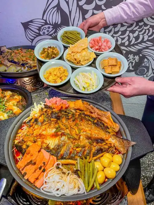 上头奇奇怪怪的美食又增加了呢601599店名:孙将军川菜61烤鱼