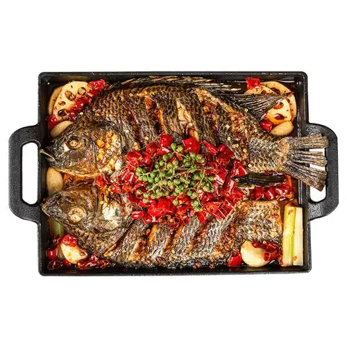 国联小霸龙麻辣风味烤鱼半成品预制菜品冷冻罗非鱼快手菜速食1kg