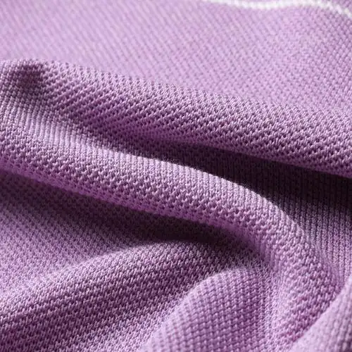 高端商务绅士16针横机透气针织面料夏季新款别致t恤